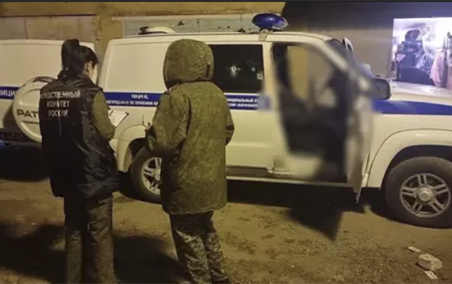 Rusiyada polislərə hücum edildi - 2 ölü, 4 yaralı